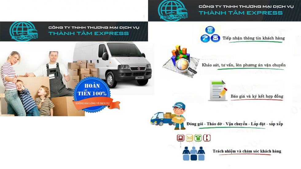 Dịch vụ chuyển nhà trọn gói giá rẻ TPHCM - Công ty Thành Tâm