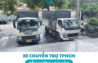 Xe chuyển trọ TPHCM gồm những loại nào