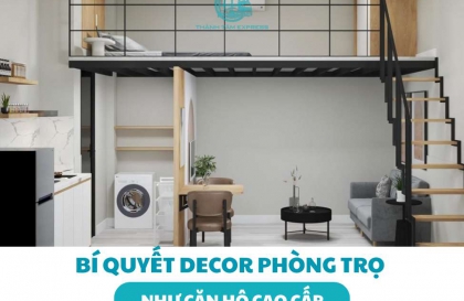 Bí quyết decor phòng trọ như căn hộ cao cấp
