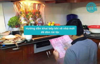 Hướng dẫn khai bếp khi về nhà mới để đón tài lộc