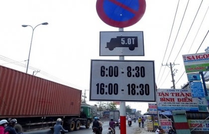 Quy định giờ cấm xe tải vào Thành Phố tại Hà Nội và TPHCM. 