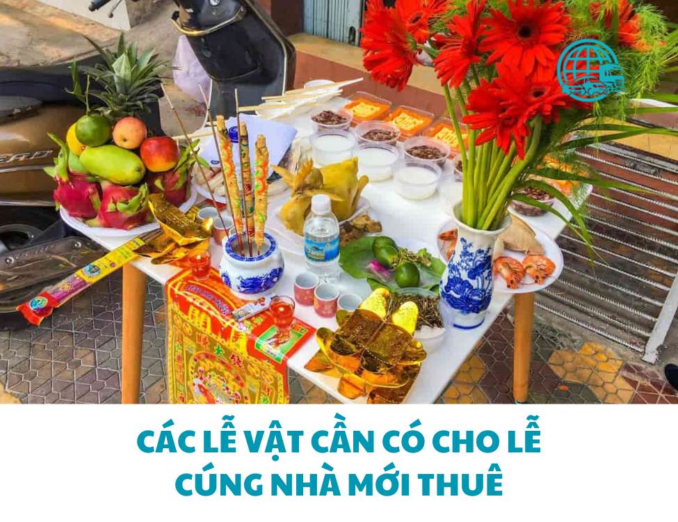 Các lễ vật cần có cho lễ cúng nhà mới thuê