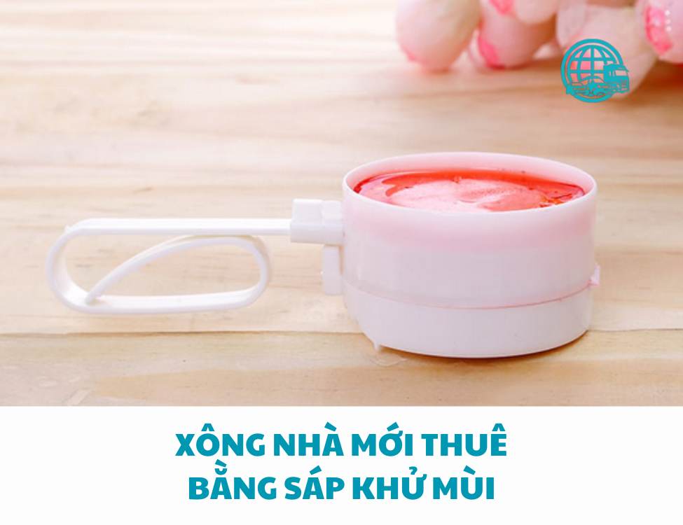 Cách xông nhà mới thuê bằng sáp khử mùi