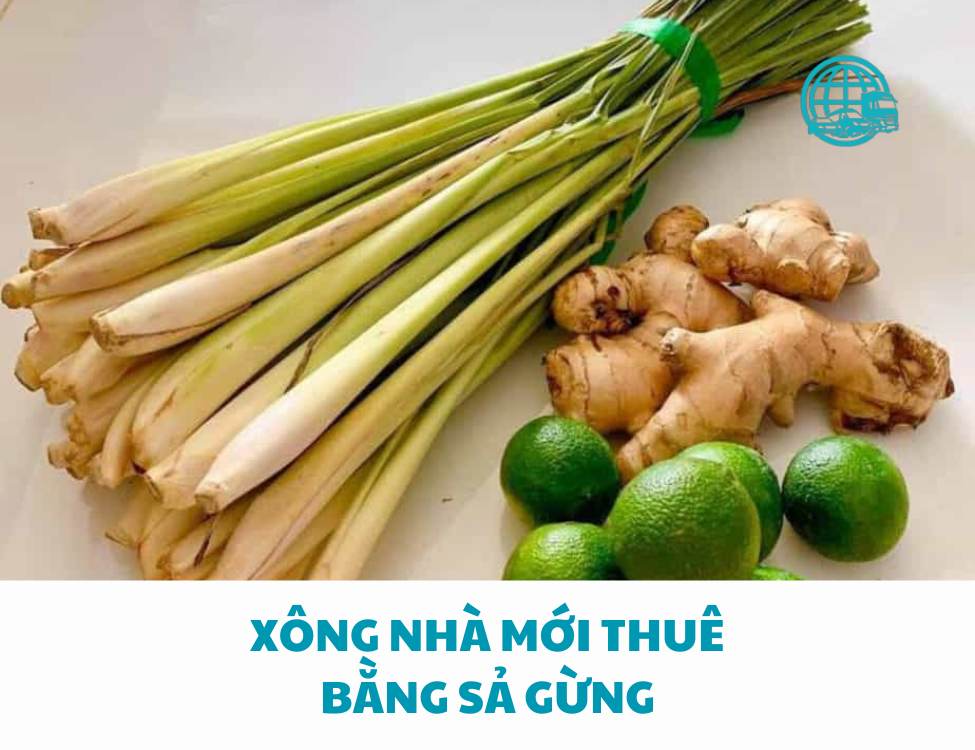 Cách xông nhà mới thuê bằng sả gừng