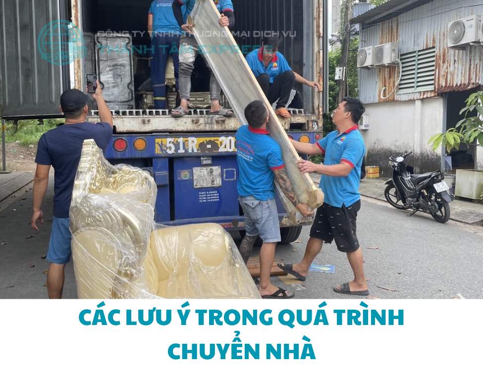 Các lưu ý trong quá trình chuyển nhà quận 2