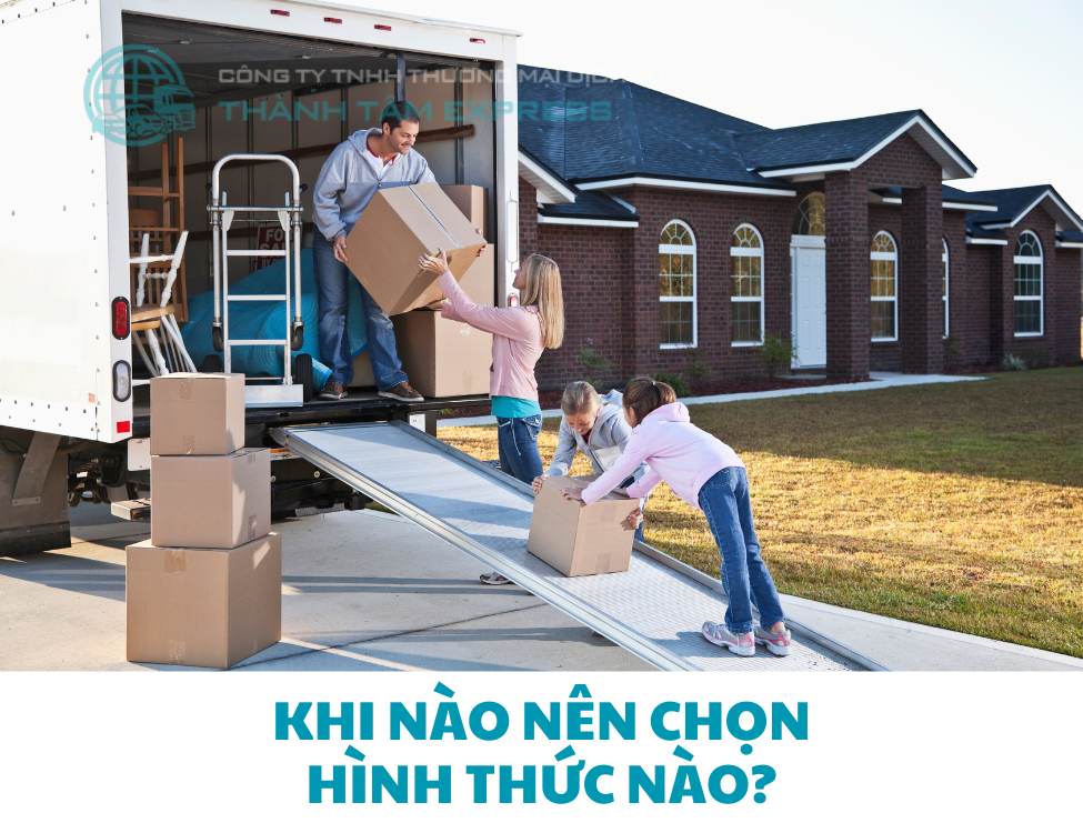 Khi nào nên chọn hình thức nào?