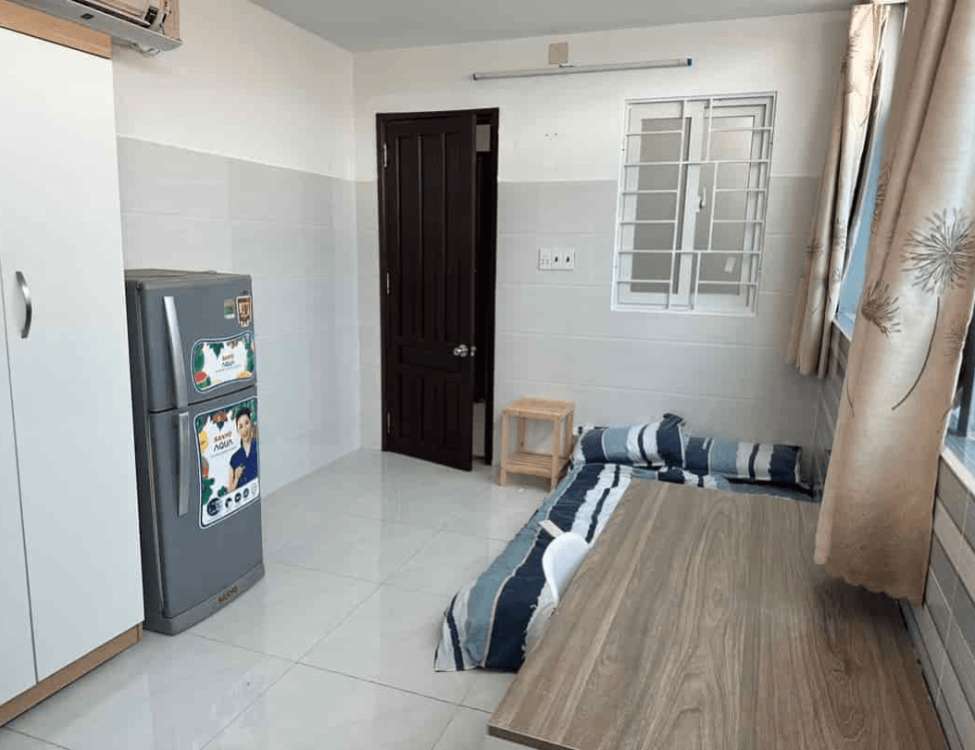 decor phòng trọ 12m2 không gác