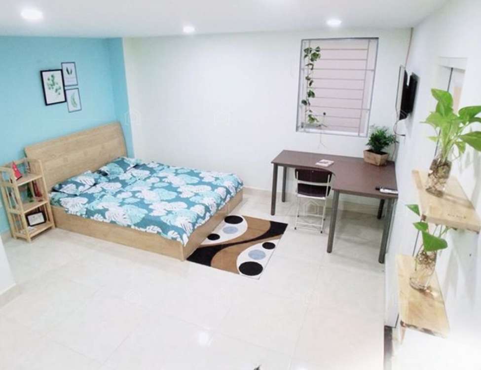 decor phòng trọ 12m2 không gác