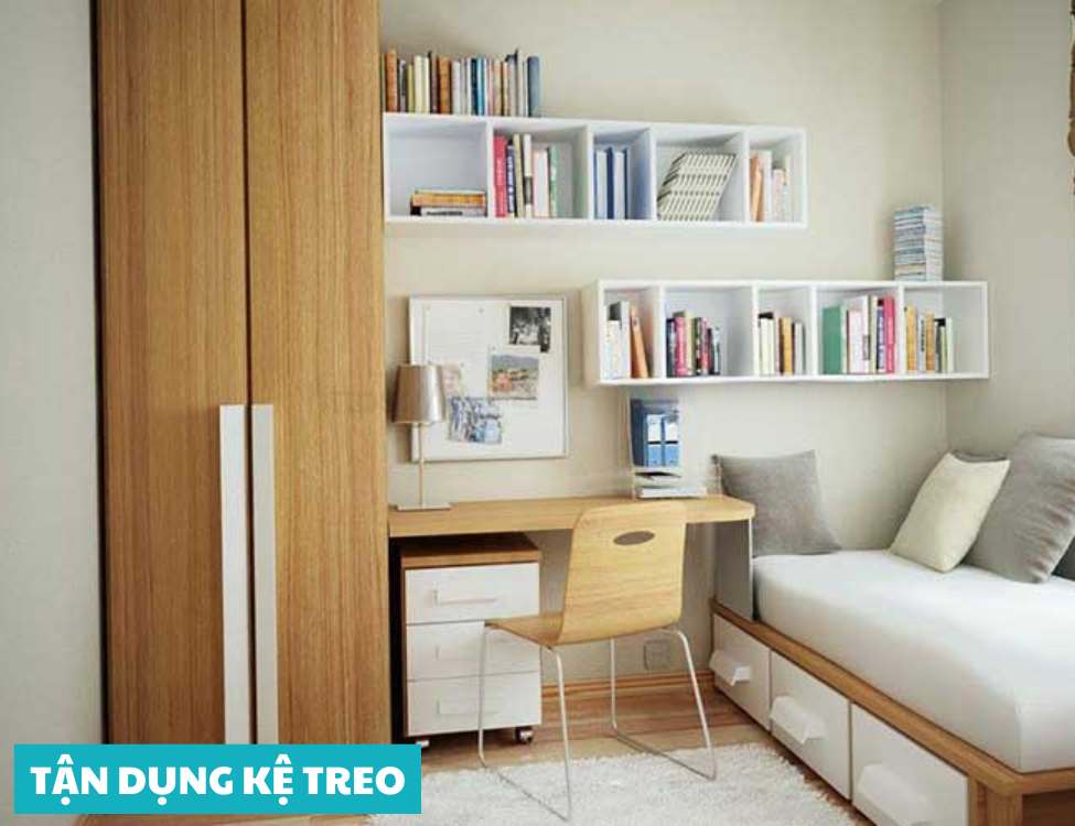 Tận dụng kệ treo