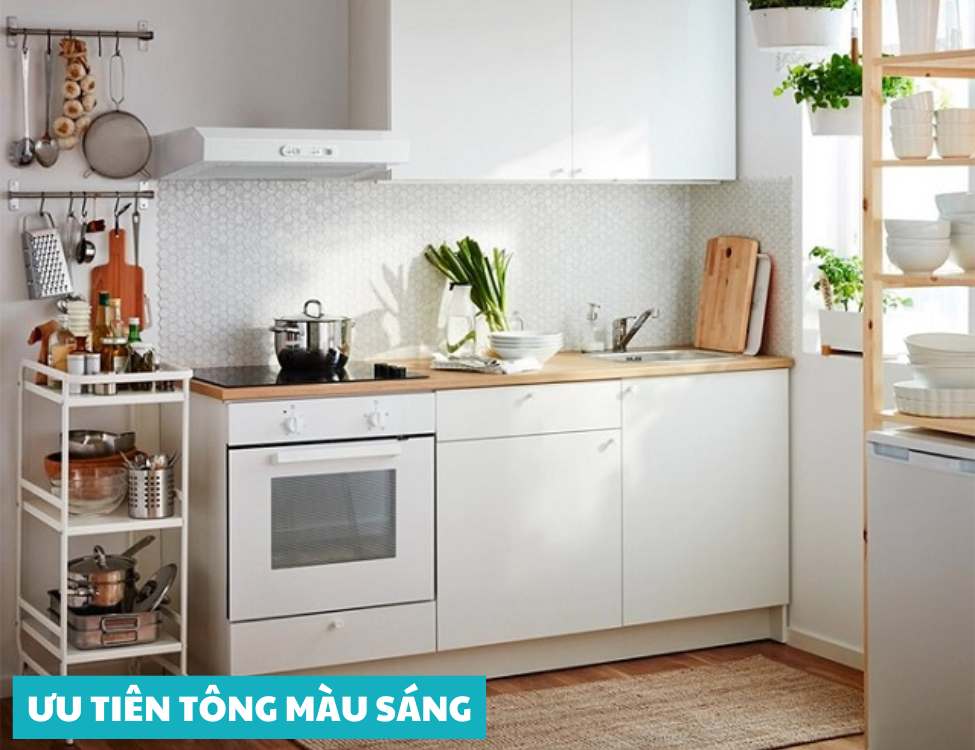 decor bếp nhà trọ