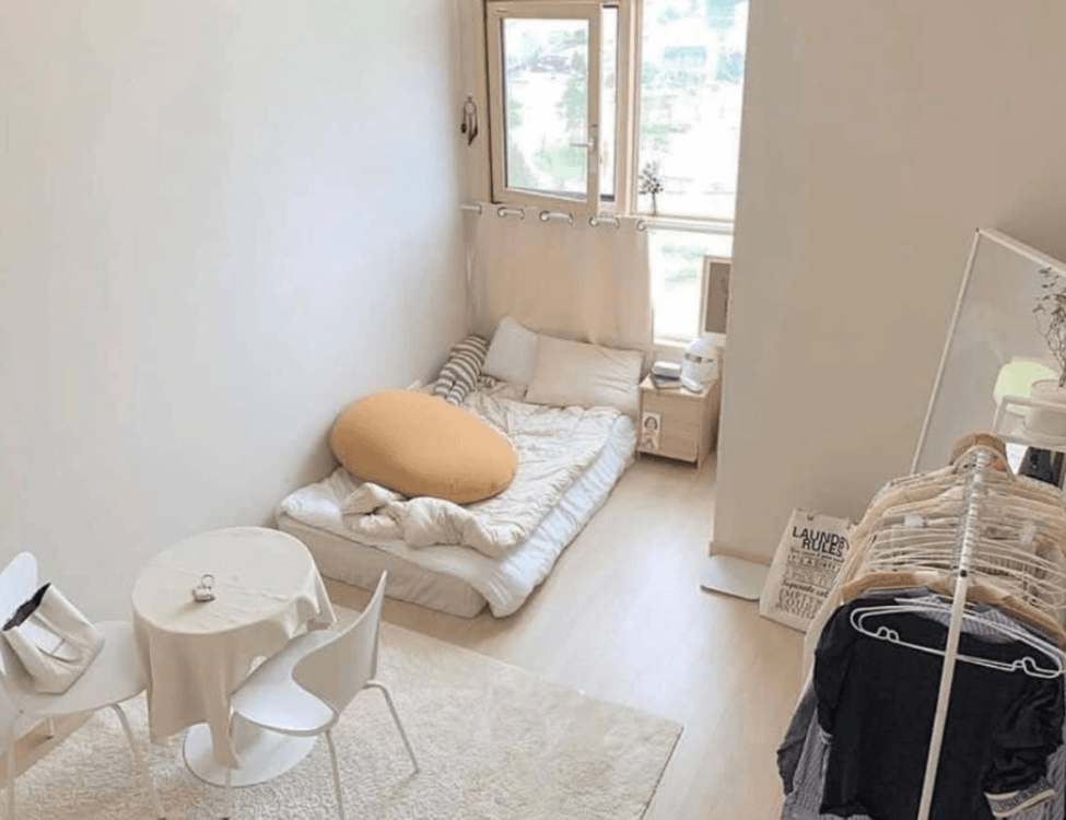 decor phòng trọ 20m2 không gác