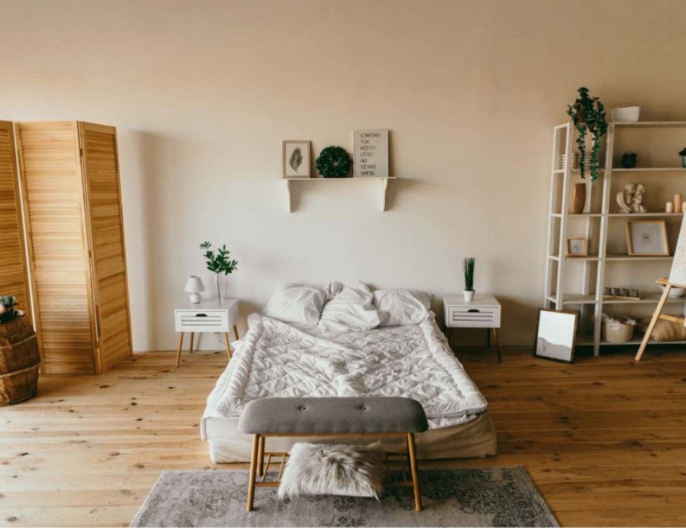 decor phòng trọ 20m2 không gác