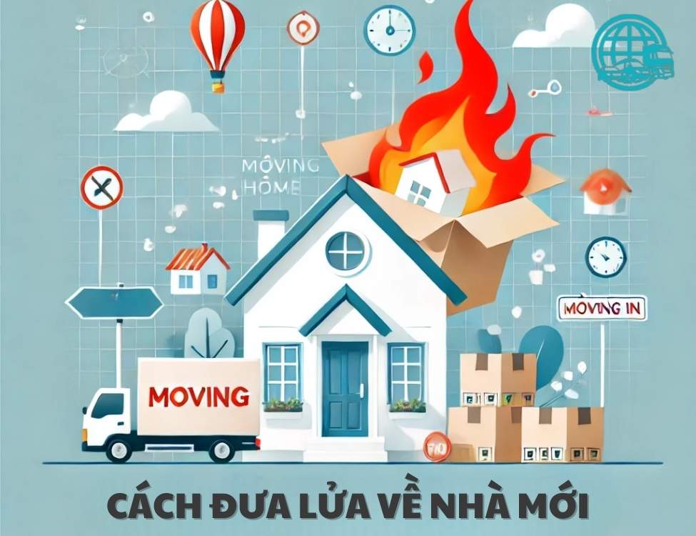 cách đưa lửa về nhà mới