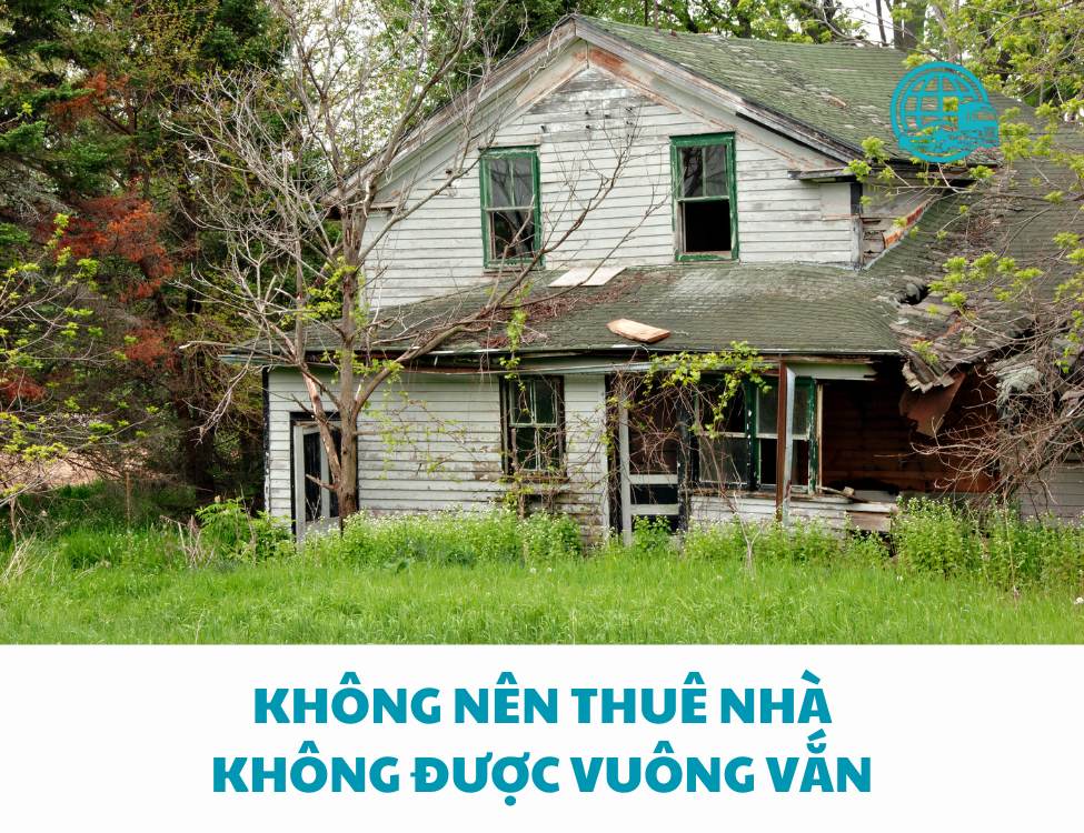 Không nên thuê nhà không được vuông vắn