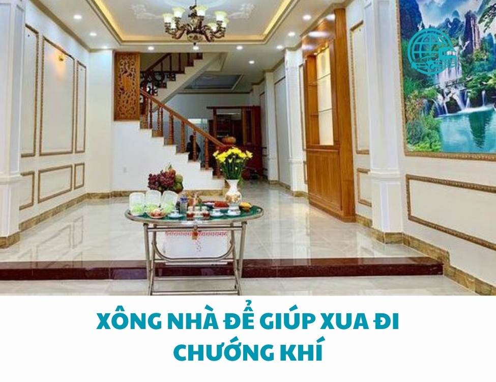 Xông nhà để giúp xua đi chướng khí