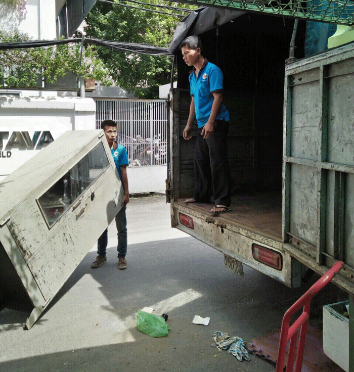 Hệ thống xe tải Dịch vụ chuyển nhà quận 5 giá rẻ tại TPHCM công ty Thành Tâm
