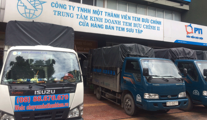 Xe tải cung cấp dịch vụ chuyển nhà giá rẻ TPHCM tại Thành Tâm
